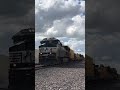 “RARE” NS 4562 leading a BNSF work train!!!