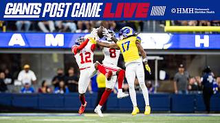 🔴 Postgame Recap & Analysis: Giants vs. Rams | Week 2 Monday Night Football.