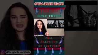 Opera Singer Reacts to The Hu Wolf Totem #shorts #reaction