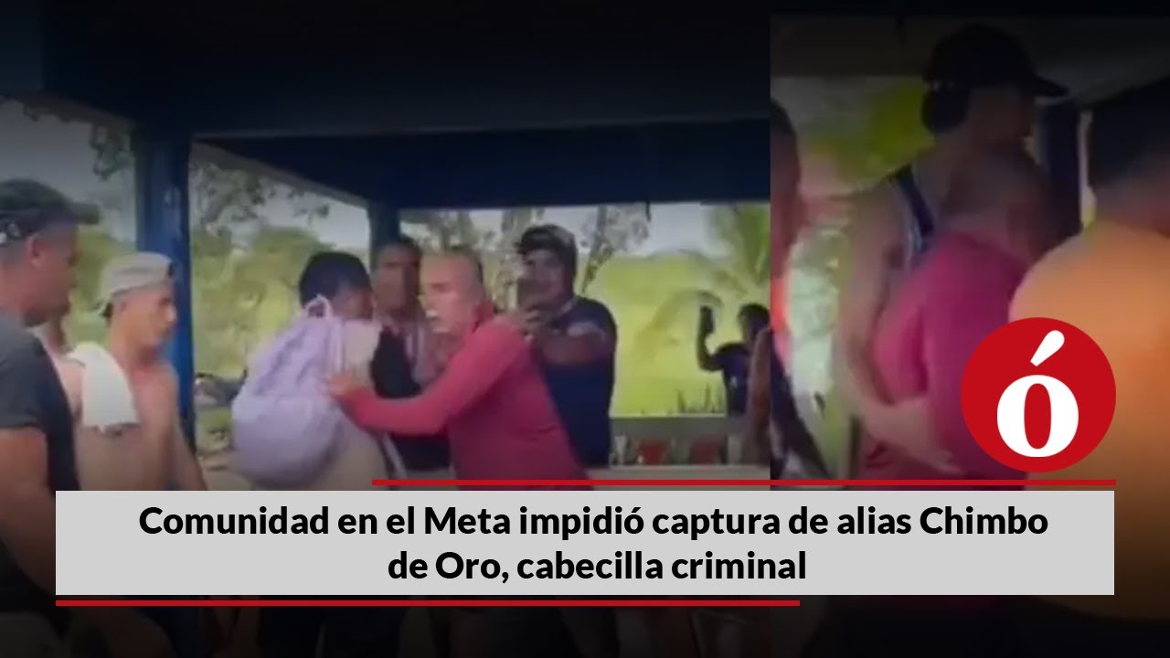 Comunidad en el Meta impidió captura de alias Chimbo de Oro, cabecilla criminal