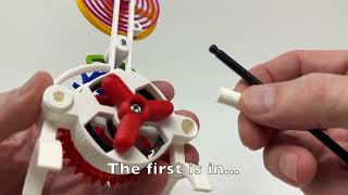 A Mostly 3D Printed Escapement Mechanism, Final Assembly