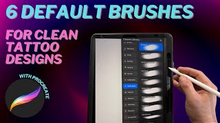 The 3 Procreate Brushes I Use for Tattoo Stencils vs What I Recommend For Digital Flash Designs