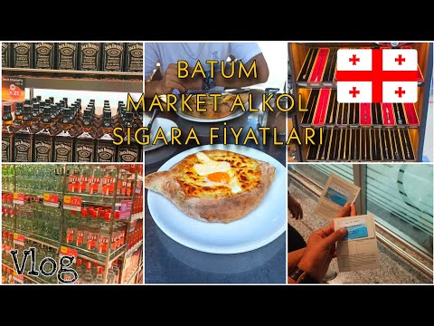 🇬🇪🍾BATUM ALKOL SİGARA MARKET FİYATLARI (İNANILMAZ FİYATLAR) #batumi #batumfiyat #travel #gürcistan