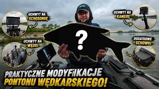 Praktyczne modyfikacje pontonu wędkarskiego. Wiślany spinning wiosną. @Q-ERGO