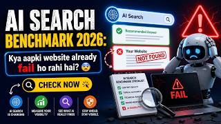 AI Search Benchmark 2026 Kya aapki website already fail ho rahi hai 😨 Check now #seo #seoupdate
