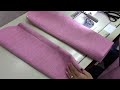 How to sew jacket sleeves