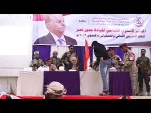 خالد فاضل يتوعد طارق بتحرير المخا