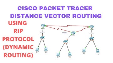 Distance Vector Routing using RIP Protocol | Cisco Packet Tracer | Dynamic Routing