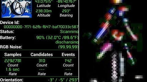 Use phone as Cosmic Ray detector