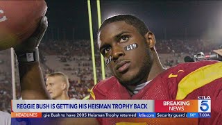 Reggie Bush to have Heisman Trophy returned