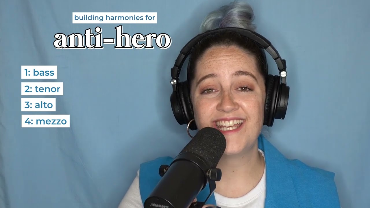 Building harmonies for "Anti-Hero" by Taylor Swift | #harmonybuilding #acappella