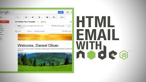 Responsive HTML Email with Node.js - Send Rich, Responsive HTML Emails Using Ink, Yeoman & Express