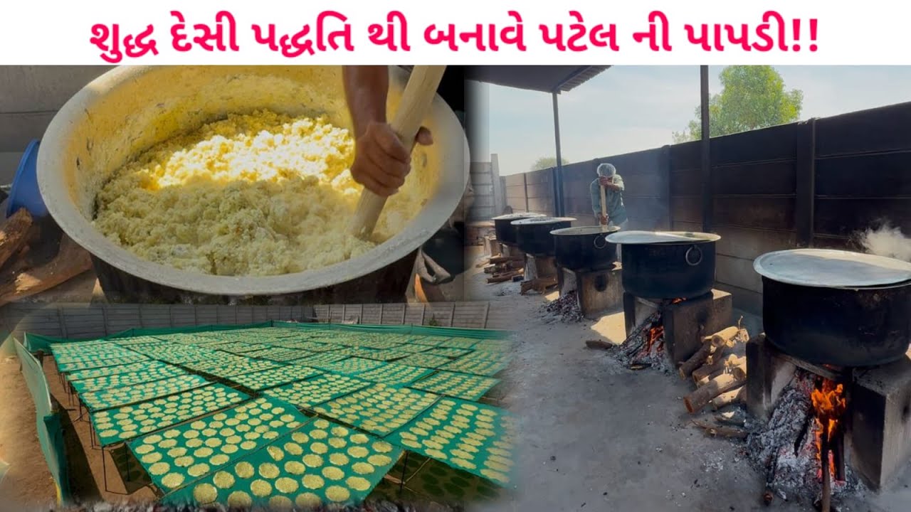 દેશ અને વિદેશમાં મંગાવો ઘરે બેઠા પાપડી | NRI પેકિંગમાં તથા વ્યાજબી ભાવે મળશે પટેલની પાપડી