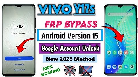 Vivo Y17s FRP Bypass Android 15 New Method 2025 | Vivo Y17s Google Account Unlock Without PC