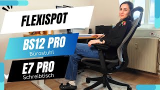 Test: Höhenverstellbarer Schreibtisch Flexispot E7 Pro und Flexispot BS12 Pro Bürostuhl  moschuss.de