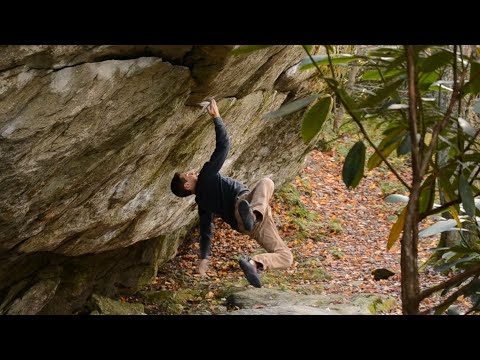 Beta Video for climb Roadside Distraction v11, Boone
