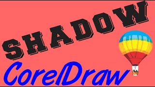 Corel Draw Tips & Tricks COOL Shadow   WOW