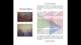 El Pulso Diverso, Presentación De Las Obras De Viviana Troya