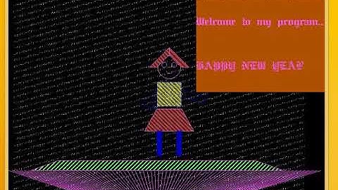 Happy New Year 2019 Animation using C Programming in Graphics