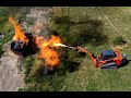 Whatcom company shows off its flamethrower attachment in fiery fashion