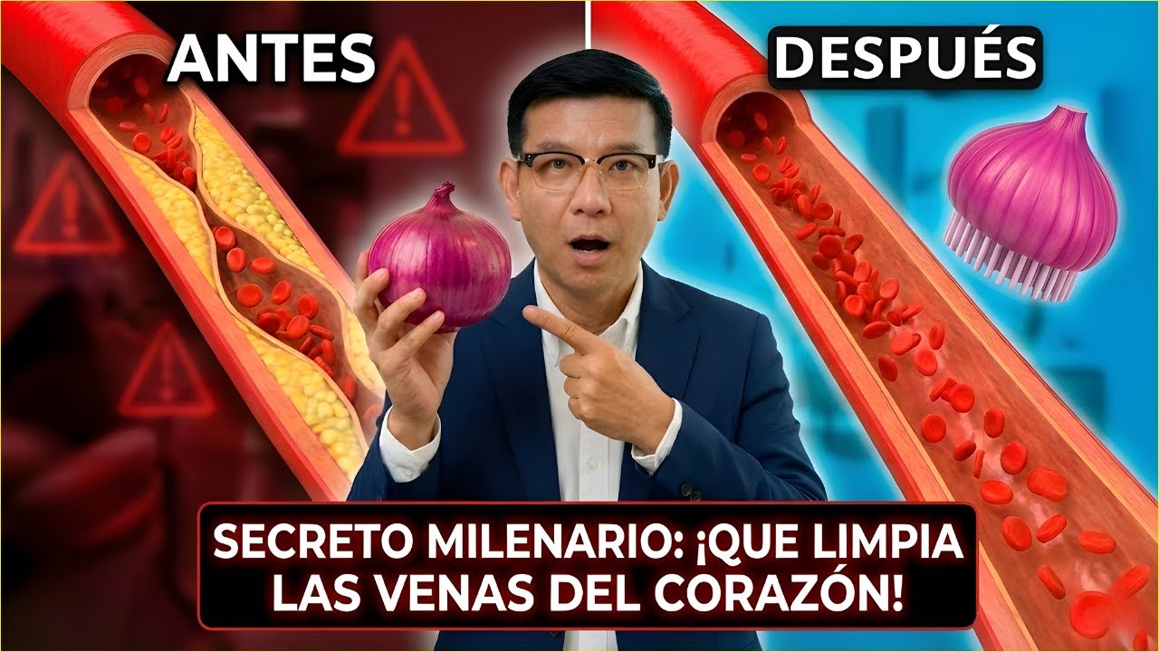 LA RECETA ORIENTAL usada para LIMPIAR LAS VENAS DEL CORAZÓN y prevenir el infarto