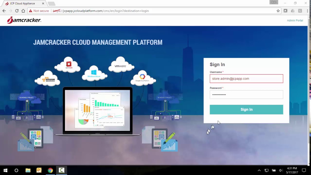 Managing Google Compute Platform Resources in the Jamcracker Cloud ...