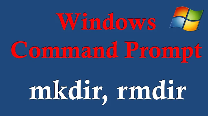 Windows Command Prompt -3  Creating and deleting directories/folders