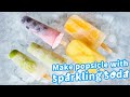 How to have a breezy summer？Make popsicle with sparkling soda丨曼食慢语