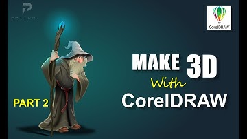 Make 3D With Autodesk SketchBook combined with CorelDraw - WIZARD PART 2