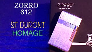 Zorro 612 ST DuPont Lighter Homage