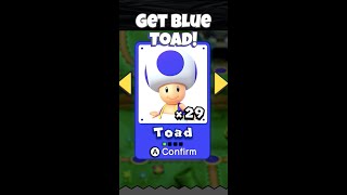 Get Blue Toad in Mario Bros U Deluxe #shorts