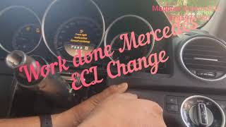 Mercedes-bench Engine starting problem / Mercedes bench ECL STEERING LOCK problem