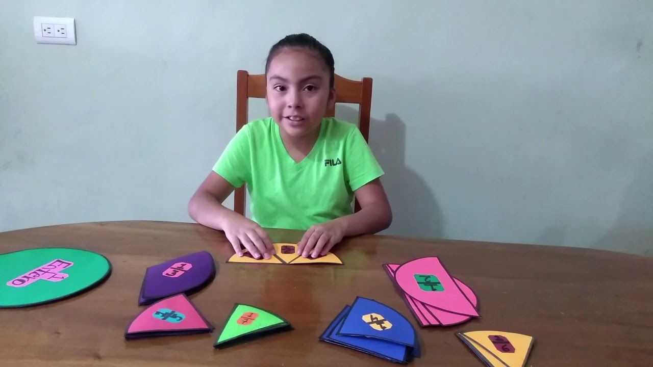 Material didáctico de fracciones