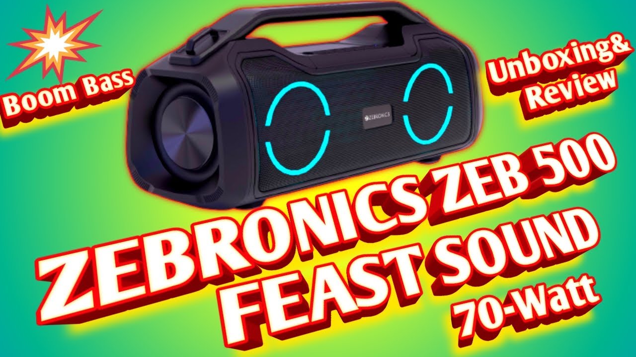 ZEBRONICS ZEB SOUND FEAST 500 70 Watt Bluetooth Wireless Speaker ll