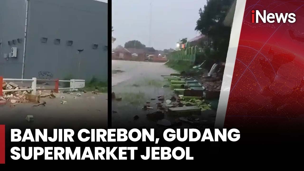 Banjir Melanda Cirebon, Belasan Motor Hanyut, Warga Kumpulkan Makanan | iNews Pagi 24/12