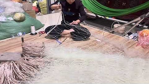 Lưới Cá Chẽm / cao 4m x 50m 19cm - Cước 140 / Hàng Thủ Công 100% . ( Zalo : 0938.336.470 A Đẩu )