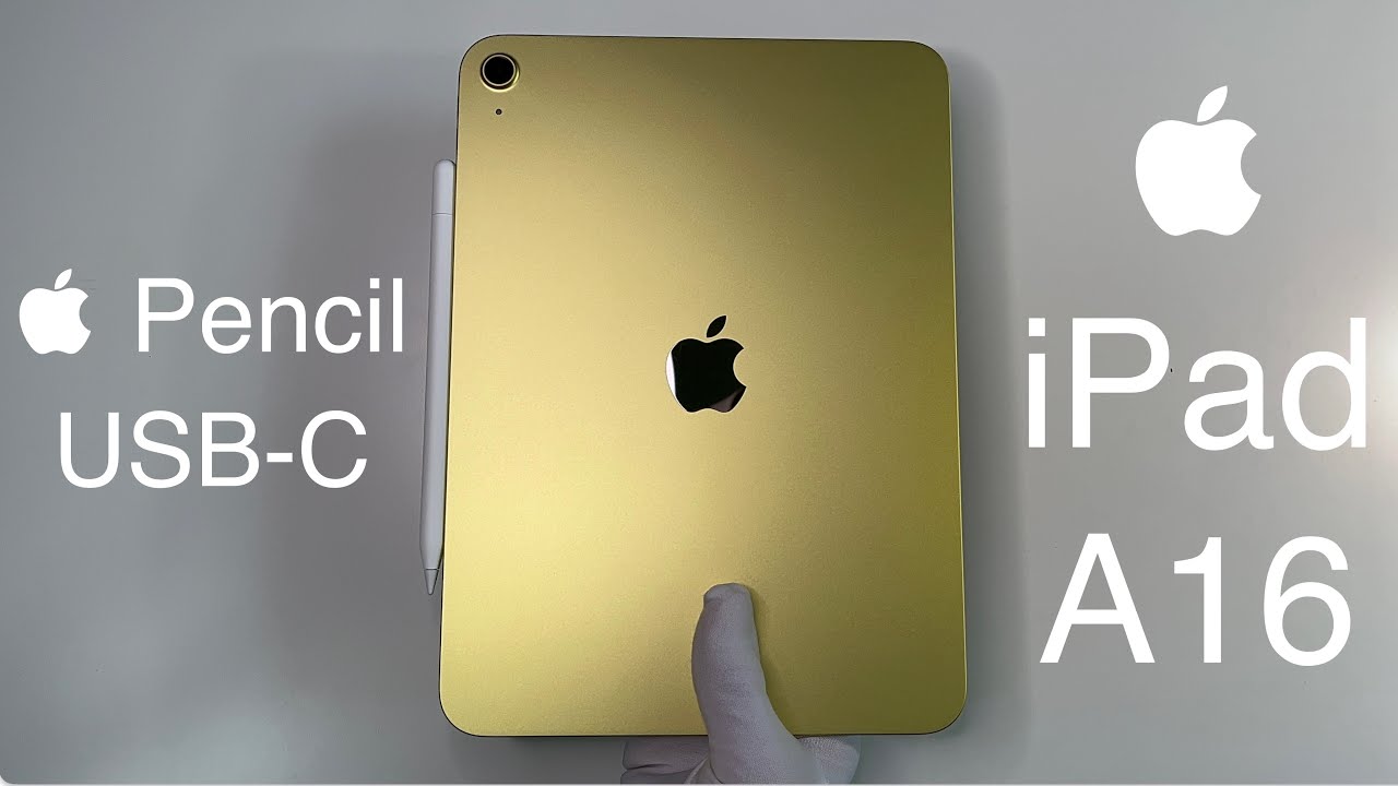 Apple iPad Air ゴールド 本体とApple Pencil Apple iPad A16 (2025) Unboxing and Setting Up - YouTube