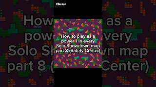How to play as a power 1 in every Solo Showdown map part 8 (Safety Center) #brawlstars #tutorial