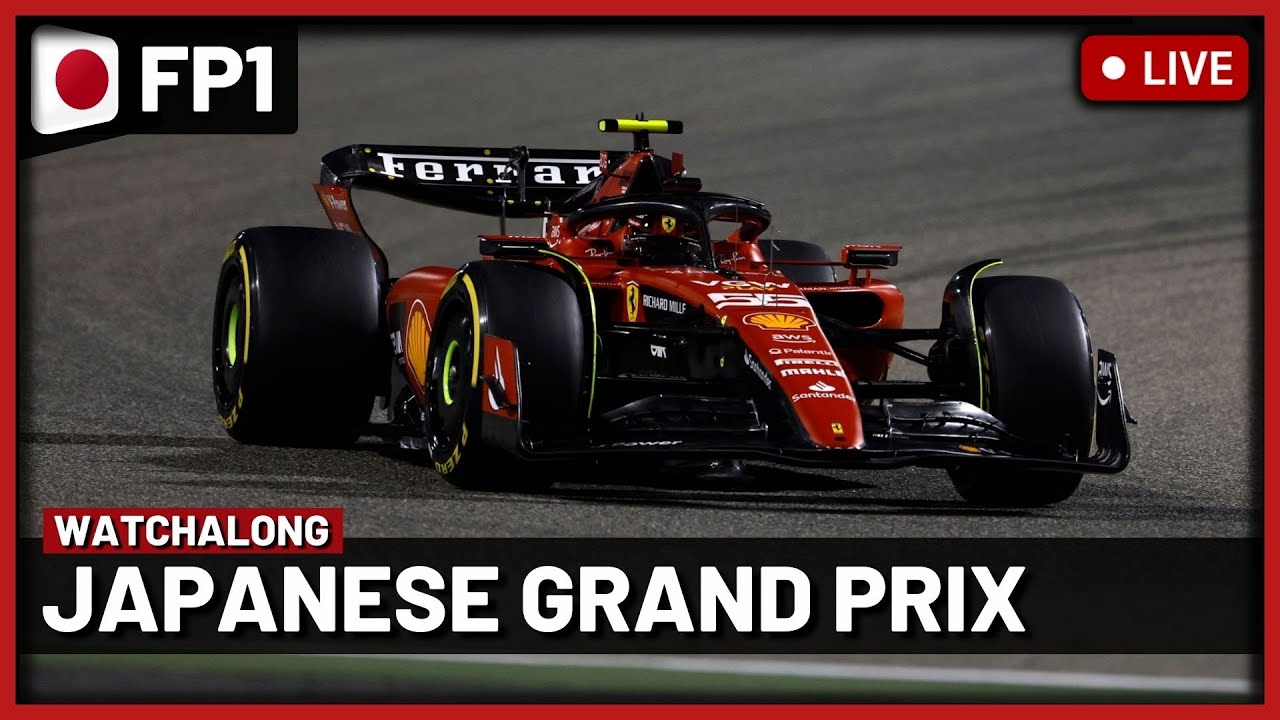 F1 Live - Japanese GP Free Practice 1 Watchalong Live timings + Commentary