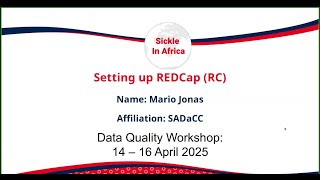 Data Quality Workshop: Day 1 (14 April 2025)