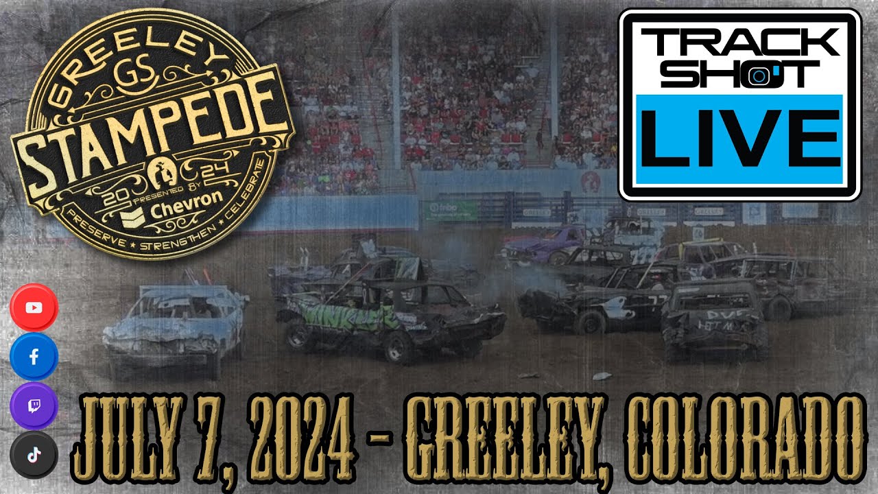 Demolition Derby TRACK SHOT LIVE Greeley Stampede, Colorado YouTube