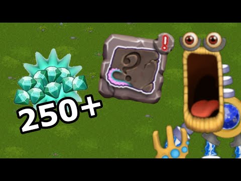 Spending 250+ gems on scratch tickets in My Singing Monsters!