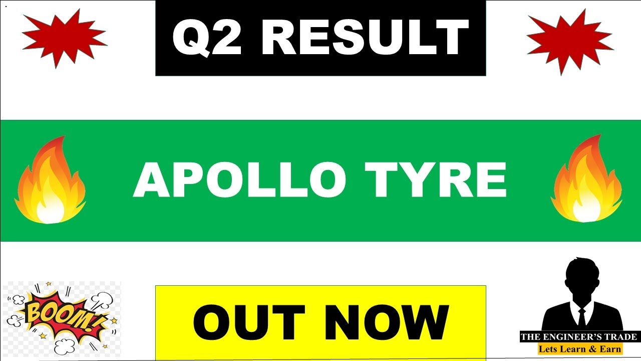 Apollo Tyres Q2 Results | Apollo Tyre result today | Apollo Tyre result | Apollo tyres share