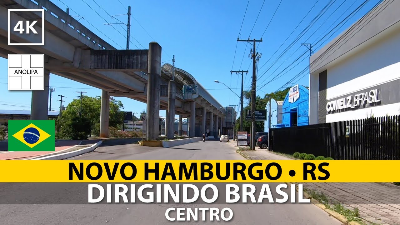 🚙 🇧🇷【4K】Novo Hamburgo • Dirigindo Brasil • RS [Driving Brazil]