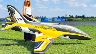 EXTREME FAST FUTURA RC TURBINE JET FLIGHT DEMONSTRATION