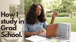 EFFECTIVE STUDY HABITS FOR GRAD SCHOOL | STUDY TIPS FOR VISUAL LEARNERS