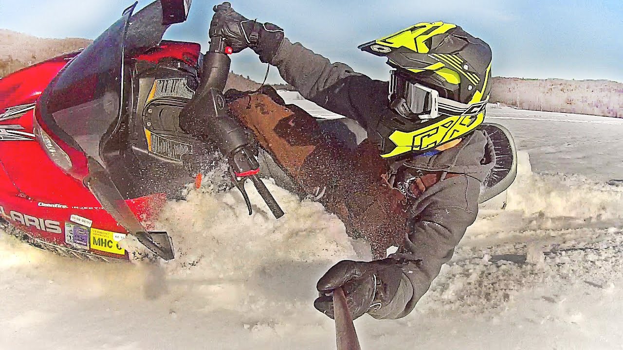 Snowmobile Boondocking in Fresh Powder (Dumped My Sled)