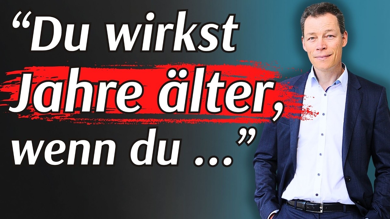 DAS macht dich uralt: Tu es nie mehr!