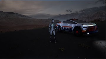 Sci-Fi Cyber Vehicle – Unreal Engine 5 | Fully Replicated Manual Car System (Blueprint Only)