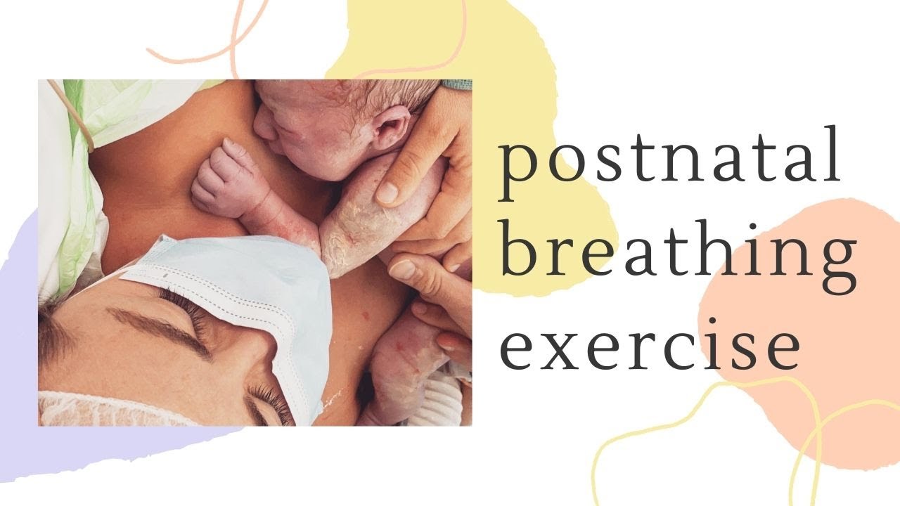 POSTNATAL BREATHING EXERCISE 2 weeks post csection YouTube